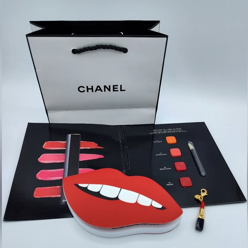 CHANEL Rouge Allure Curated Collector Set Japan Exclusive Lip Notes Charm NIB